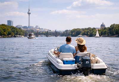 Führerscheinfreies Boot in Berlin