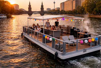 Partyboot für Events in Berlin